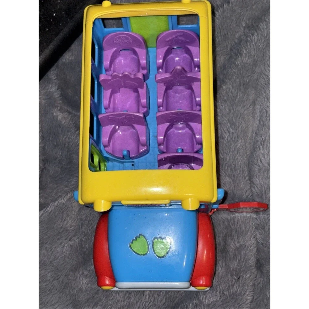 Just PlayDisney Muppet Babies Friendship School Bus Toy Lights Sound No Figures